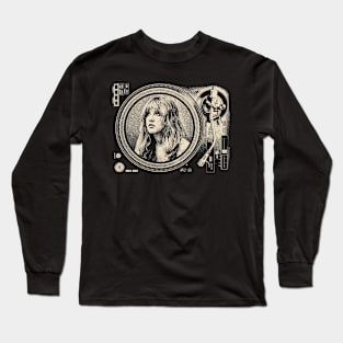 Vinyl Record stevie nicks 70 Long Sleeve T-Shirt